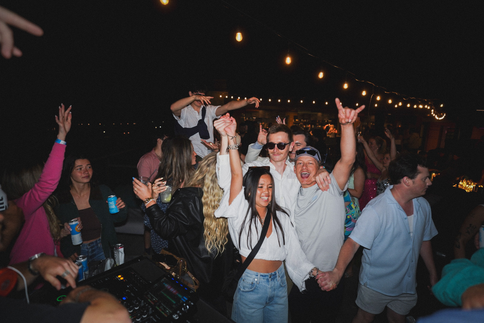 Coberino performing a DJ set