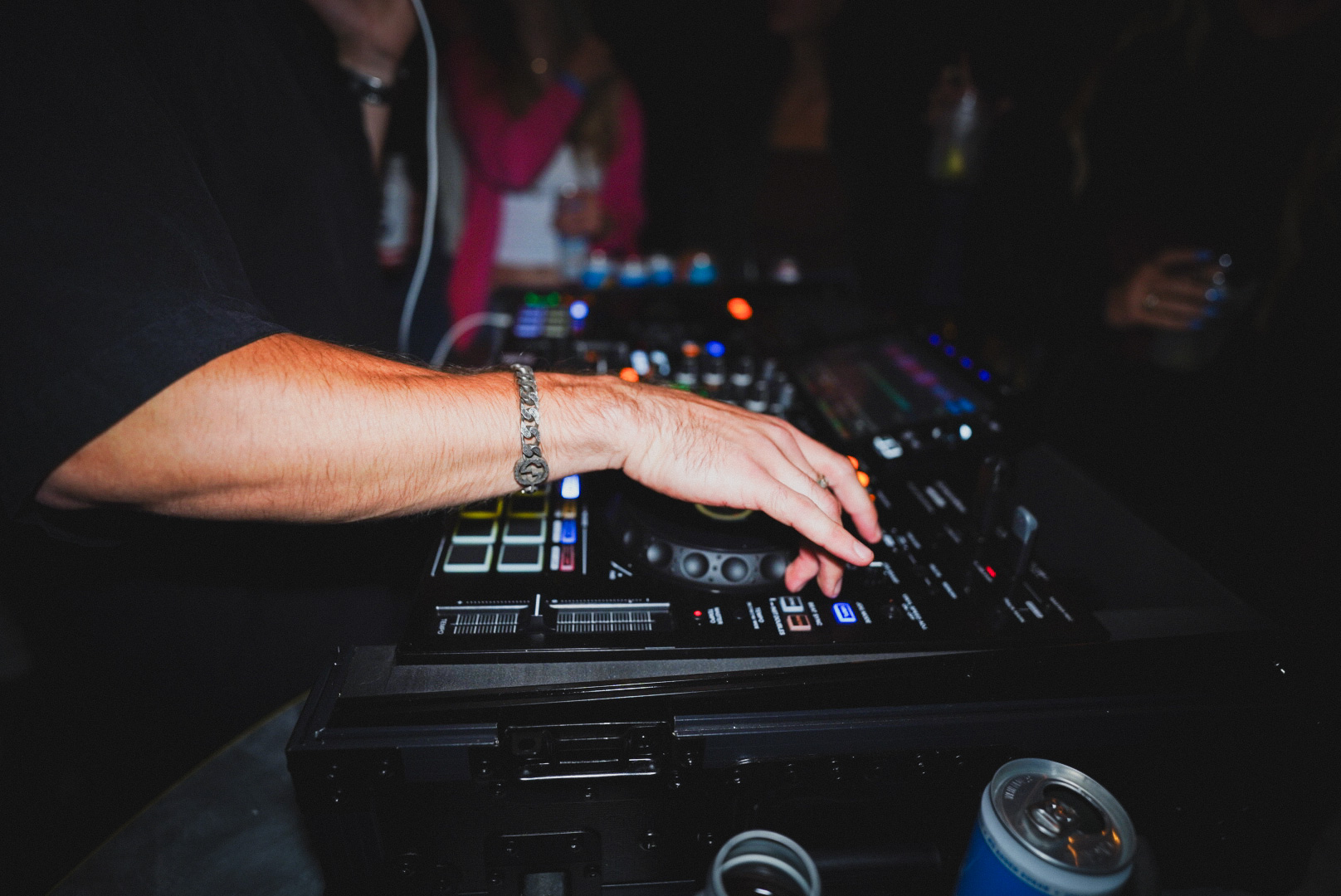 Coberino performing a DJ set