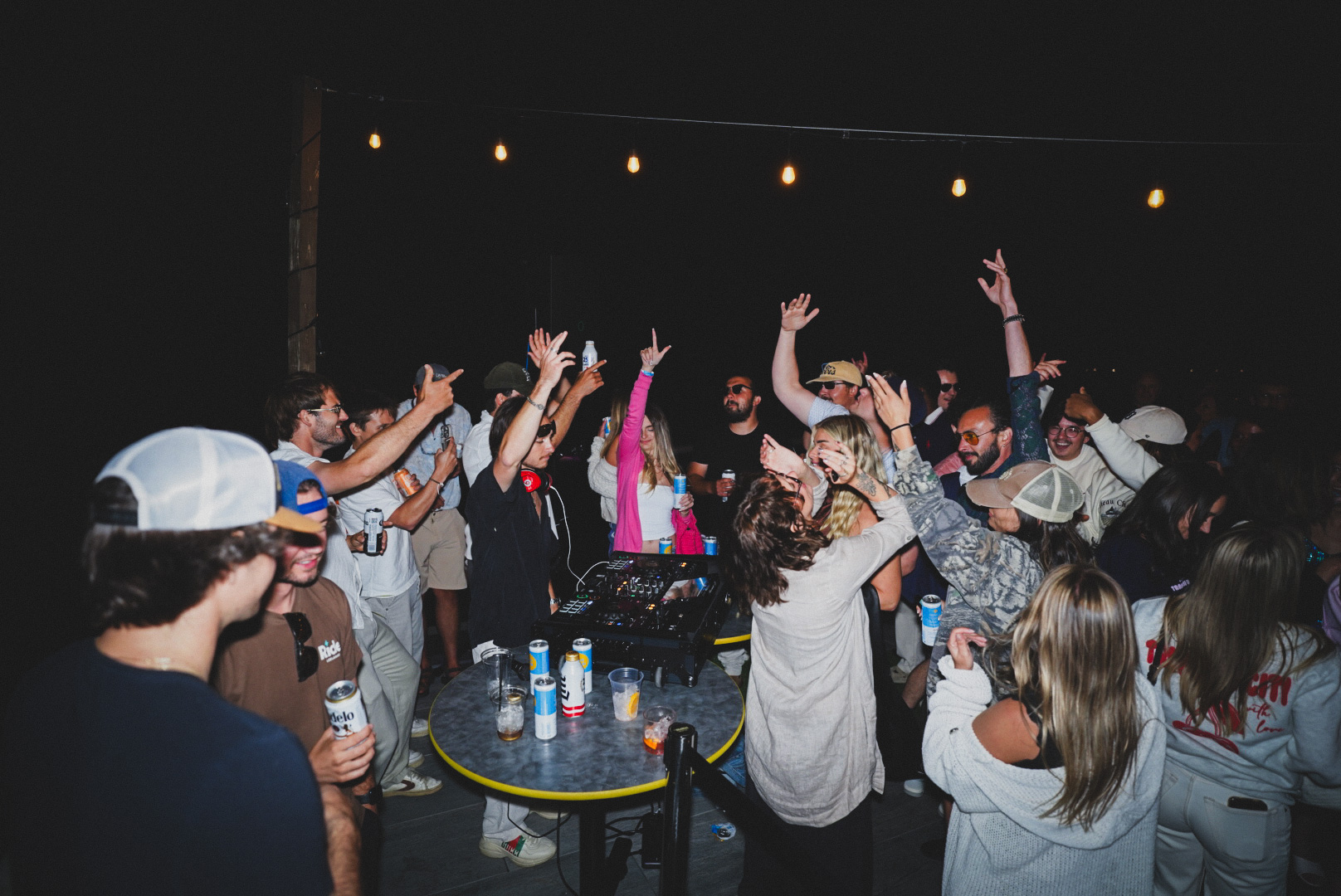 Coberino performing a DJ set